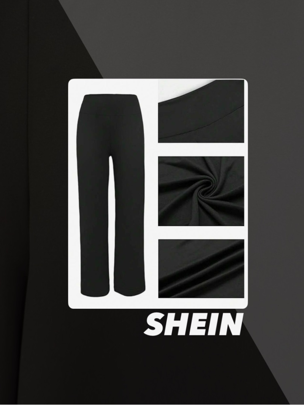 EUC SHEIN High Waist Wide Leg Pants